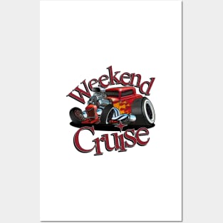 Weekend Cruise - Hot Rod Car Posters and Art